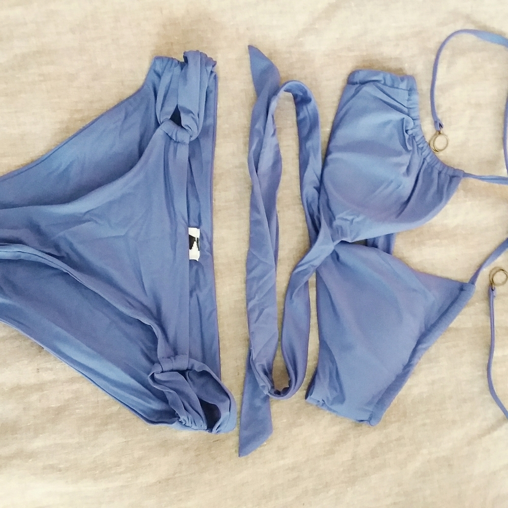 Soluna wrap halter top bikini